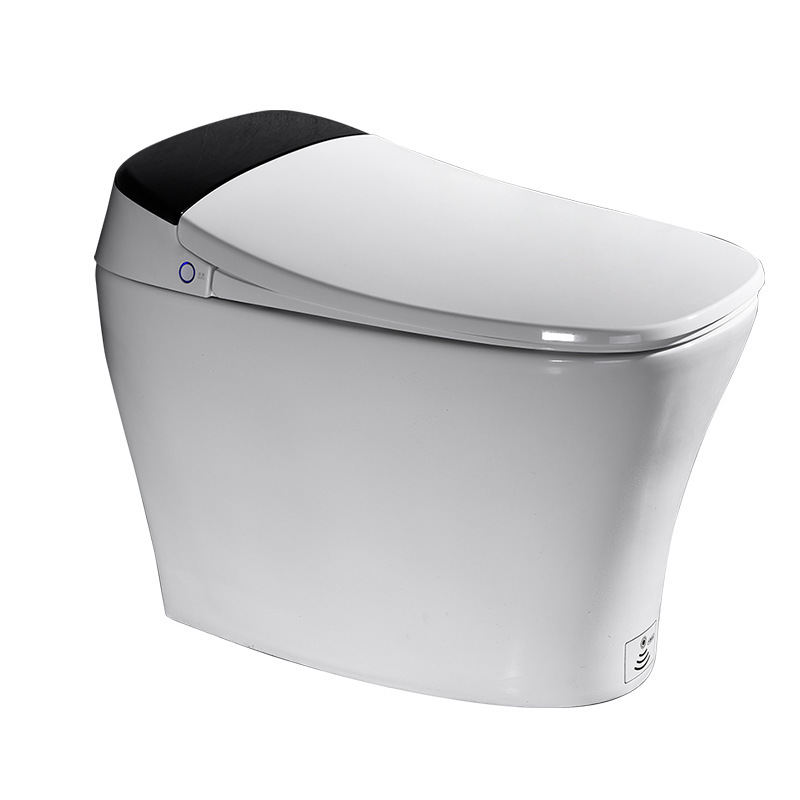 卸売スマートトイレ自動洗浄タンクレスサイフォンインテリジェントオールインワンマシンライトインテリジェント半自動トイレ|undefined