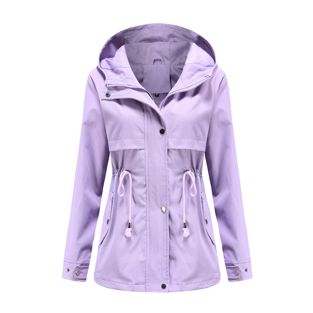 wholesale women s clothing Nihaostyles mid-length hooded jacket  NSNXH67399