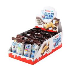英国輸入キンダーハッピーカバミルクココアペースト入りウエハースビスケット単品個別包装 20.7g