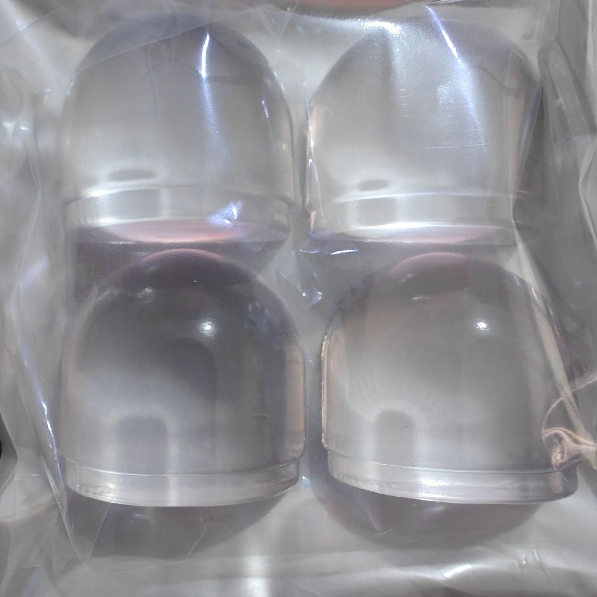 Nuevo adhesivo de silicona transparente y grueso para puerta de refrigerador, amortiguador de puerta de silicona, cojín anticolisión.