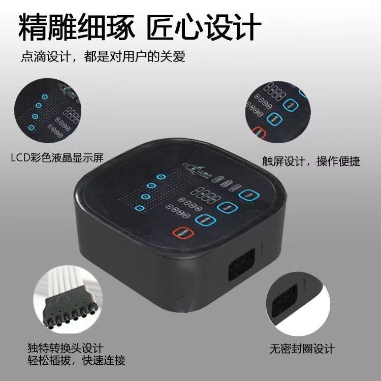 Masajeador de piernas de onda de aire de cuatro cavidades y seis cavidades, recuperación de movimiento, amasado neumático, masajeador de cintura de brazo de pierna