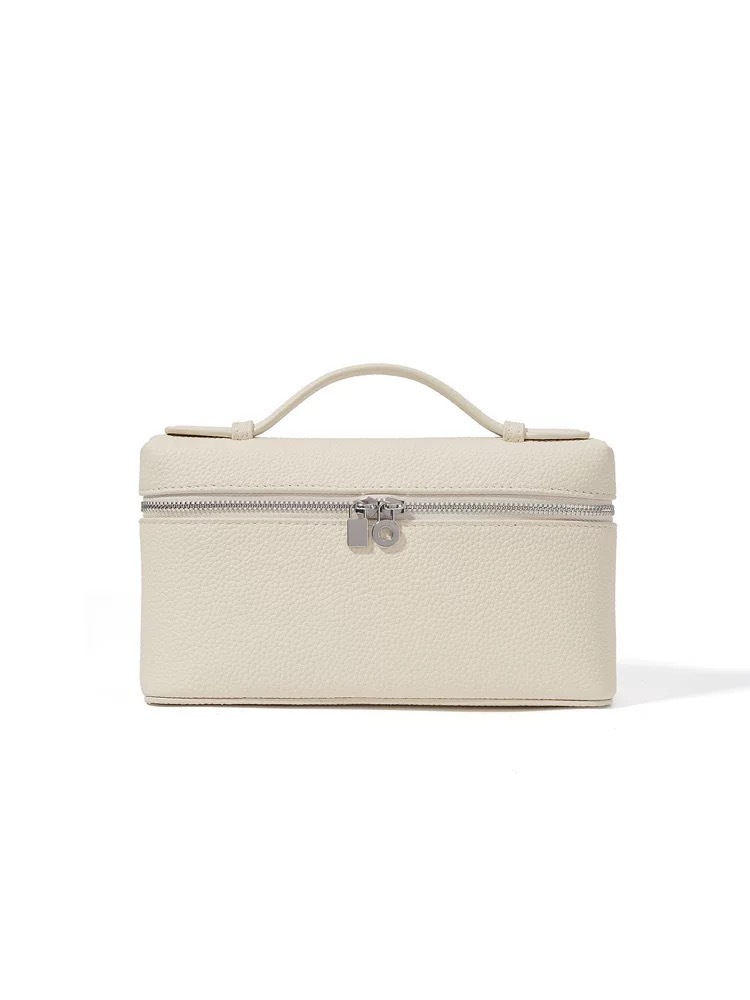 (LP19 silver button) milkshake white