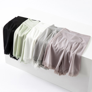 Pregnant Women's Shorts Summer Outfit Pregnant Women's Safety Pants Leggings Spring and Autumn Anti-Glow Waist Maternity Clothes Spring Clothes Summer Clothes