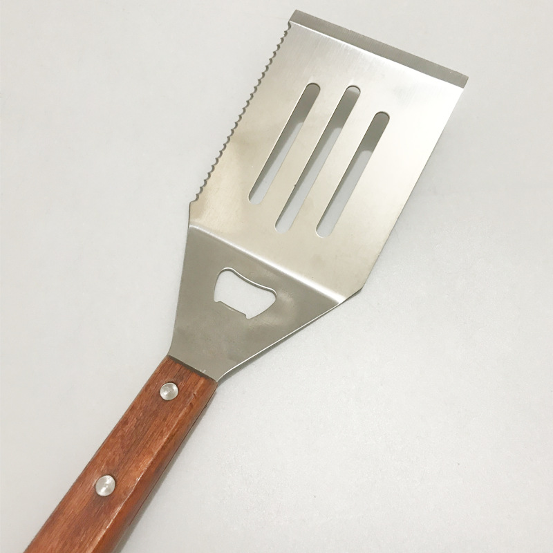 Espátula de cocina multifuncional modelo 909 para filete plancha pescado escamas y abrebotellas venta directa de fábrica