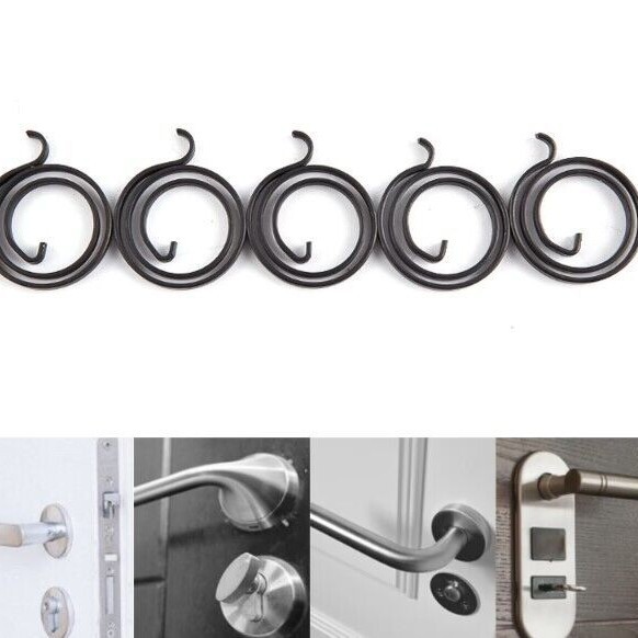 Smart Door Lock Repair Spring, Advanced Door Lock Handle Return Torsion Spring, Door Lock Coil Spring C-Type Shaft Snap Ring