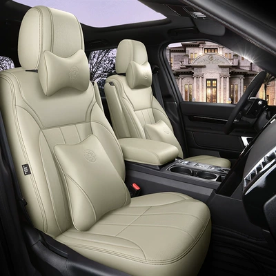 Modelə uyğun (Original) oturacaq örtükləri – cover 5/7 seats can be ordered - warm-rice-deluxe-edition-5-seats-half-pack-of-ordinary-leather