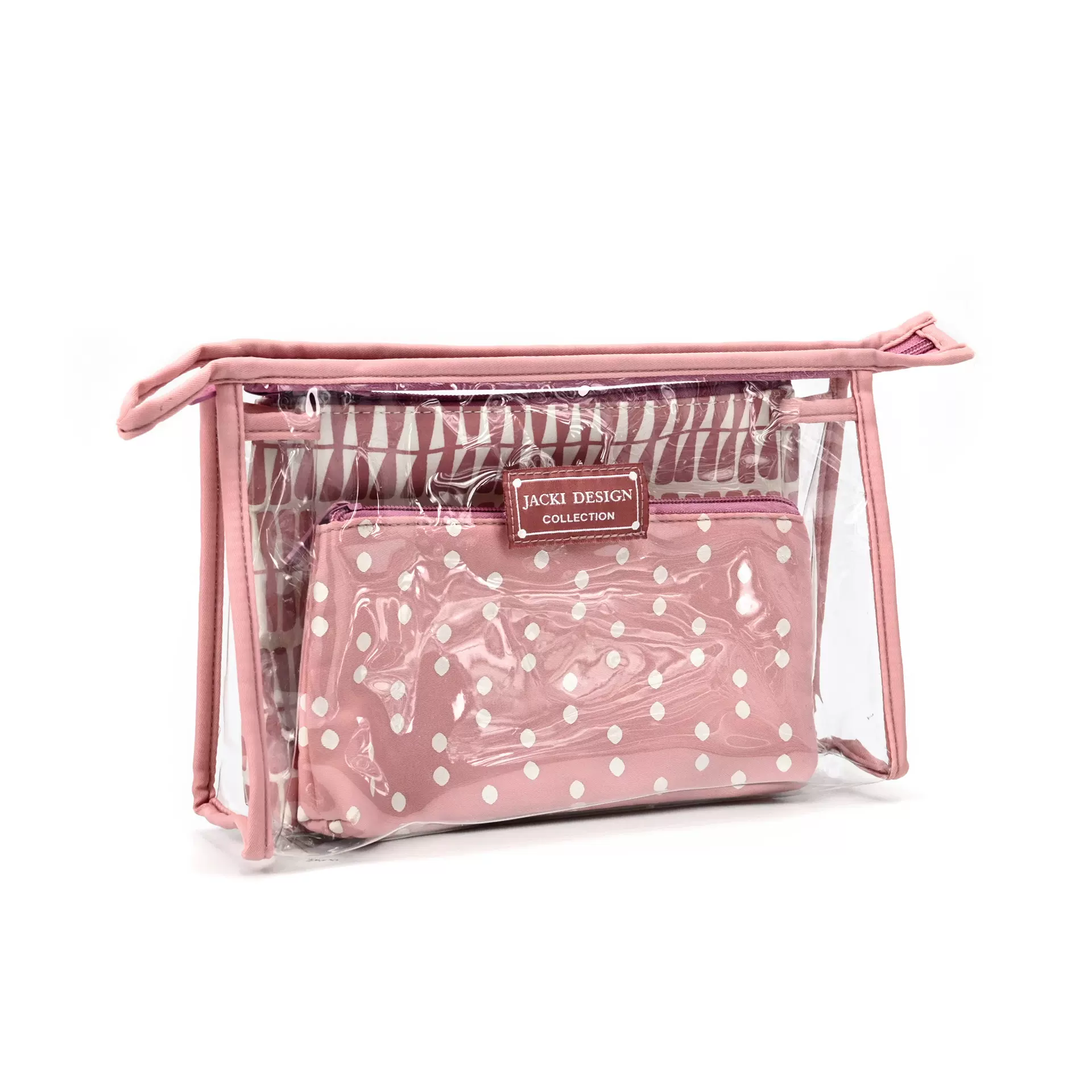 韩版时尚化妆包三件套装女士便携收纳包多功能便携子母收纳化妆包