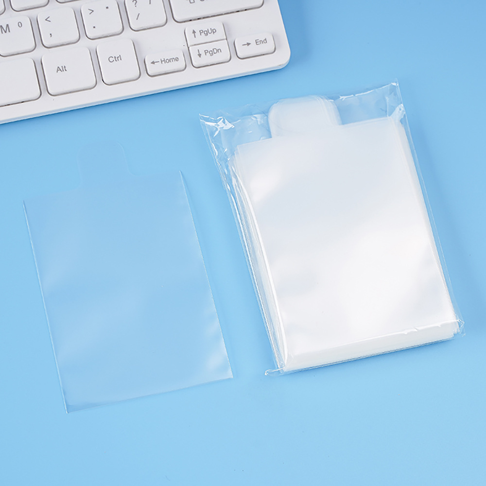 Gu Mei Gu Zi Ba Hao CPP bolsa autoadhesiva bolsa ziplock insignia redonda cuadrada Ba Hao bolsa tarjeta cubierta protectora de película 20 hilos