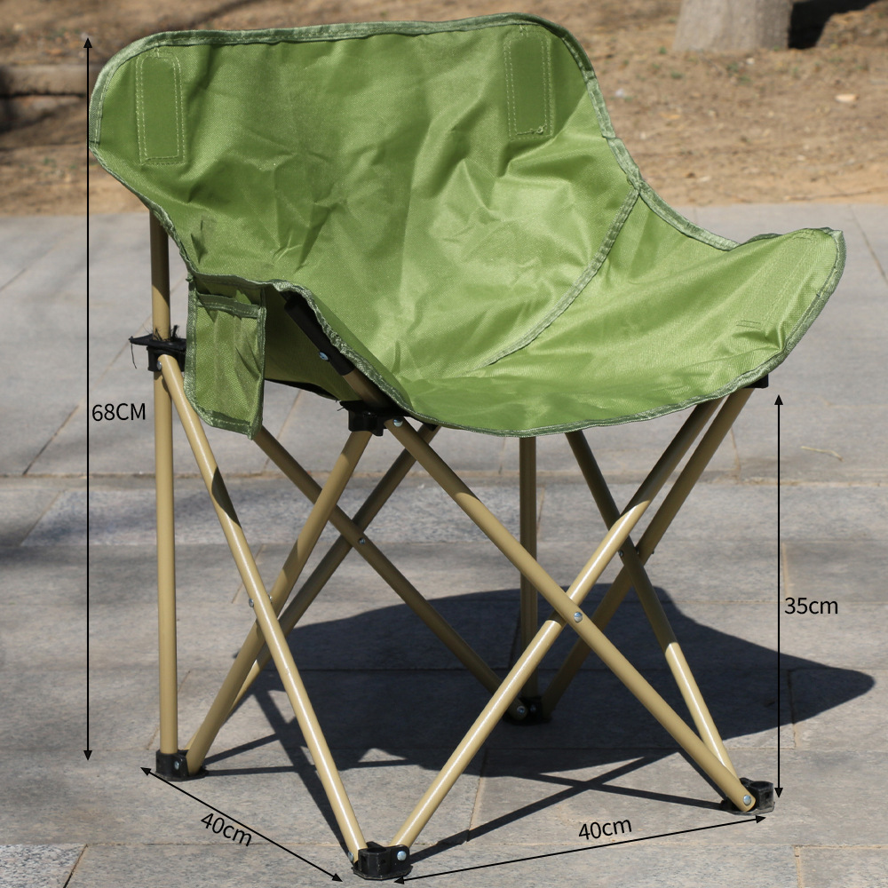 Silla de luna verde militar