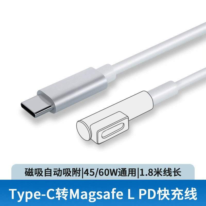 Кабель для зарядки, совместимый с Apple ноутбуком, MacBook, масштаб 1:2