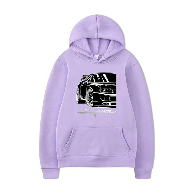 Autumn/Winter 2023 Pullover Hoodie Plush Sweater Hooded Fashion Black Letter Couple Sweater_voghion.com