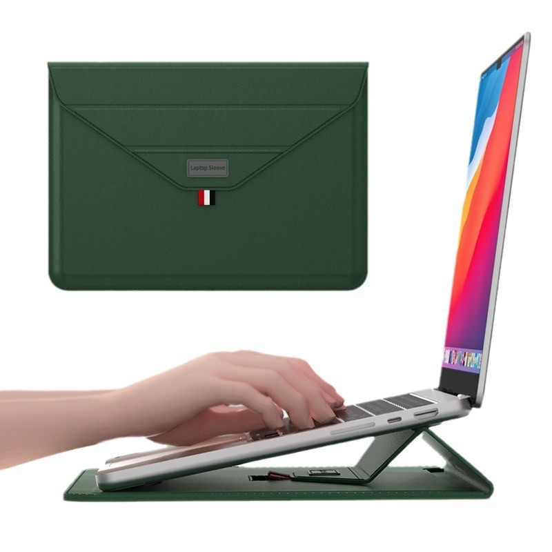 비즈니스 봉투 홀더 가방 - 짙은 녹색처럼