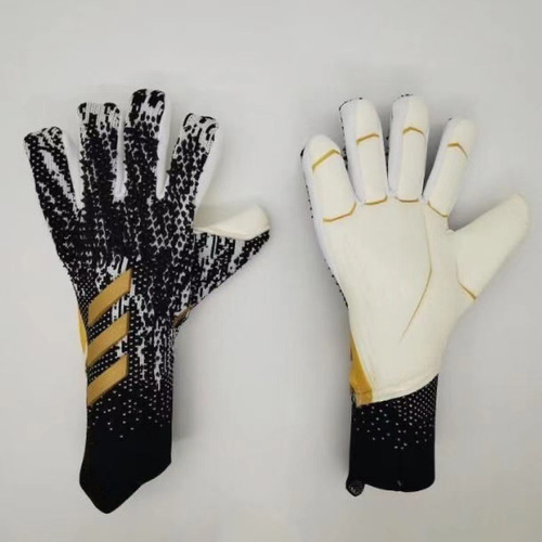 New style football goalkeeper gloves thickened non-slip latex wear-resistant goalkeeper fingerless goalkeeper gloves