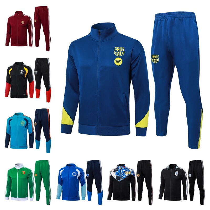 National Team Autumn and Winter Outwear Brazilian Dutch French Portugal Argentina German England Mexico Fan Version