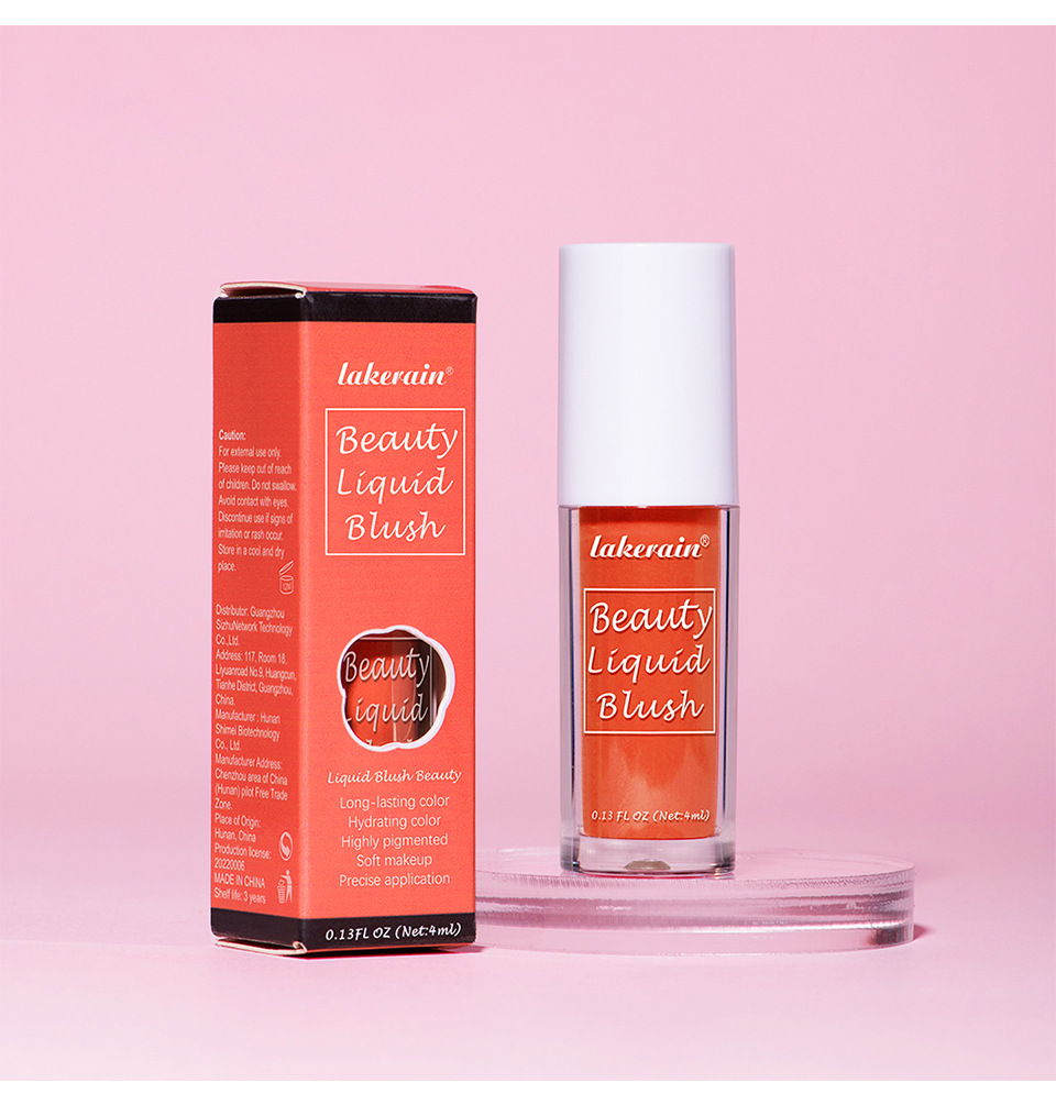 Lakerain Nine-color Liquid Blush is a natural, dazzling, long-lasting matte, smooth and delicate contour blush undefined
