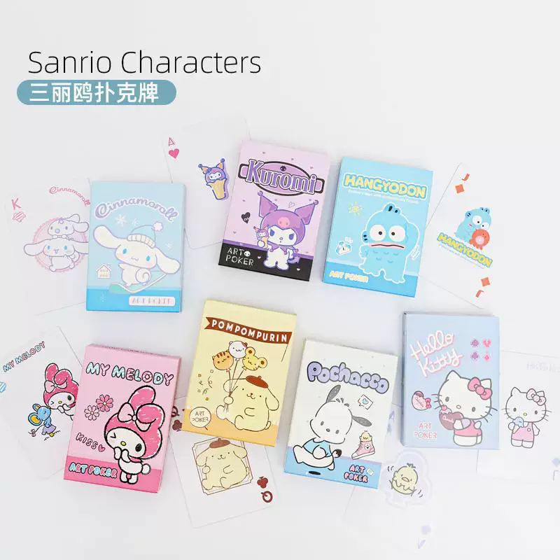 Санрио, Hello Kitty, мультфильм игральные карты