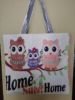 Cartoon shopping bag, capacious one-shoulder bag, Korean style