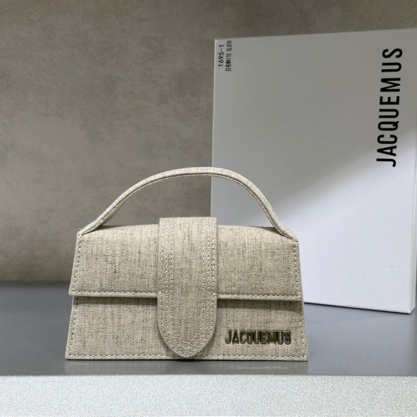 Jacquemus üslubunda kiçik kvadrat qadın çantası, çiyin və əl çantası