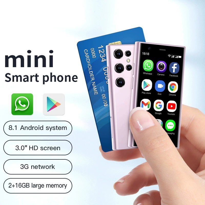 Умные часы-телефон S23, Android 8.1, дисплей 3.0″, 2+16 ГБ, 3G
