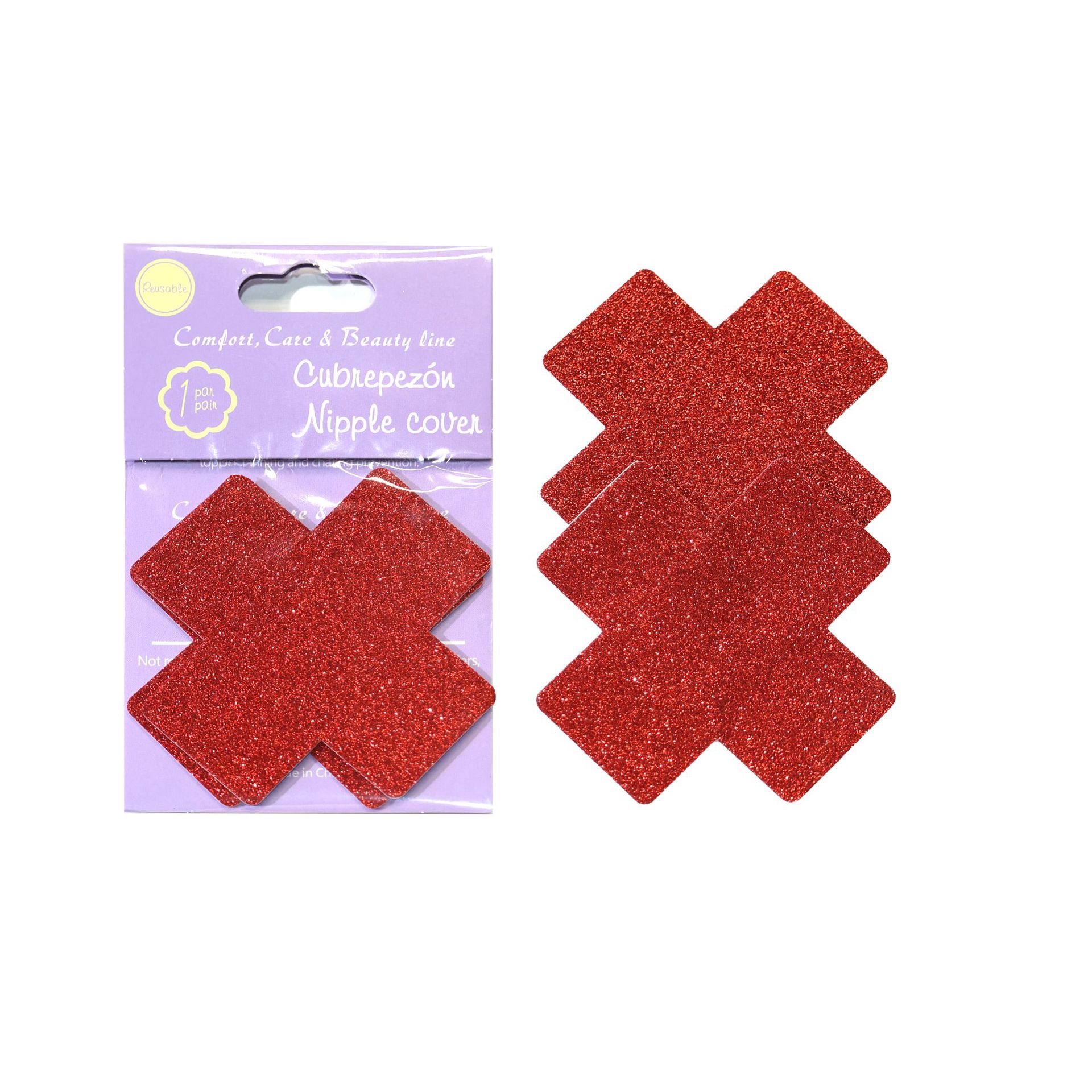 반짝이 빨간 십자가