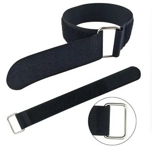 Velcro Fasteners with Metal Ring with Buckle and Mother Velcro Strap