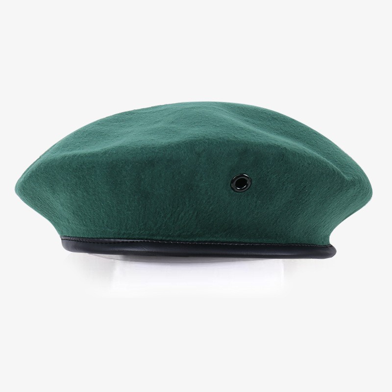 Hombres duros de guerra especial con sombrero de lana de invierno de moda militar estilo europeo y americano boina de lana pura