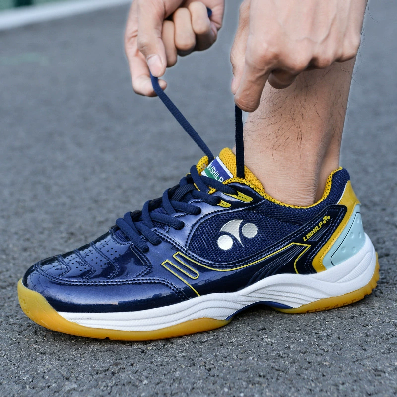 Sports shoes for badminton for men and women, mesh volleyball table tennis shoes for leisure, casual footwear