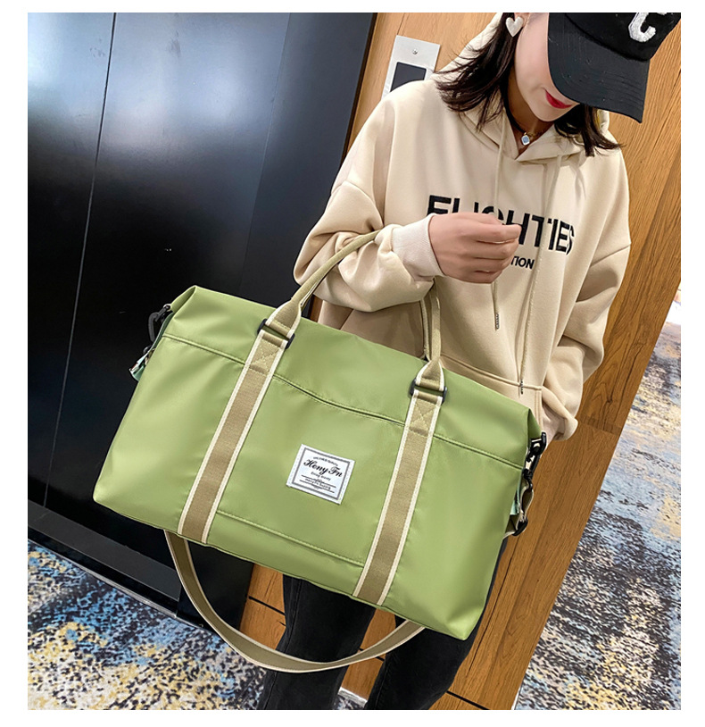 Unisex Basic Classic Style Solid Color Oxford Cloth Travel Bags display picture 14
