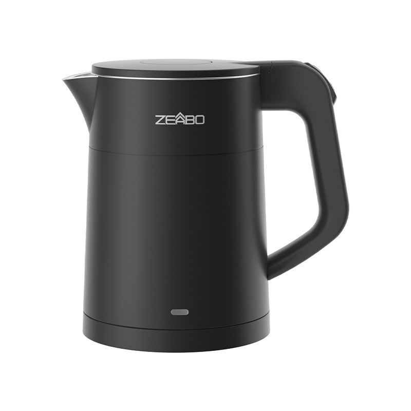 ZEABO智博酒店烧水壶0.8L小型客房专用热水壶托盘套装304不锈钢|undefined