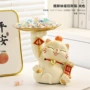 招财猫步步高桌面收纳装饰品