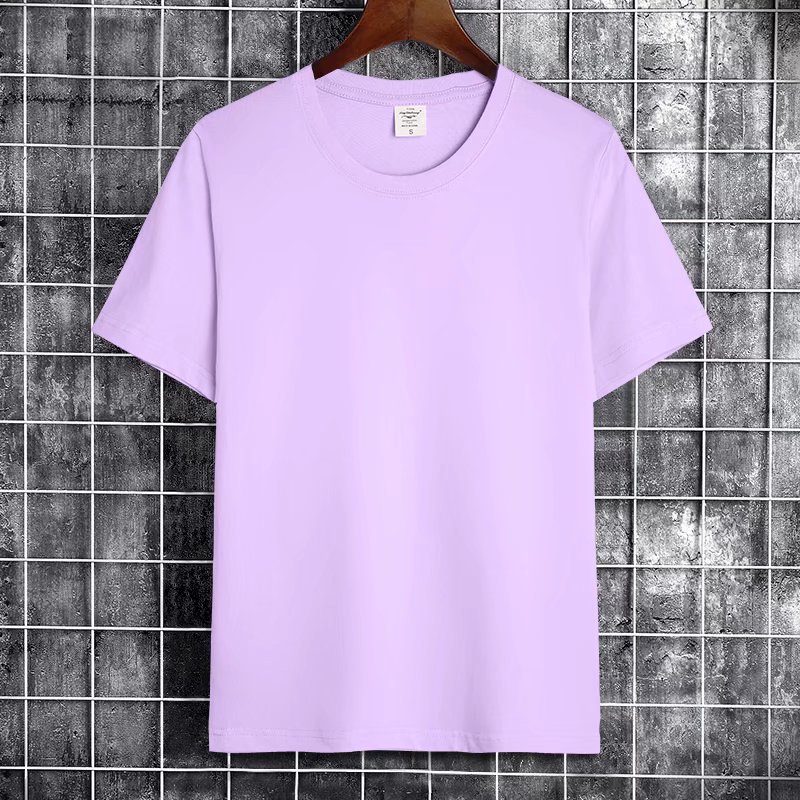 Camiseta de manga corta de los hombres camisa de fondo de color sólido ropa de clase de los hombres de moda ropa reservada marca de moda de verano blanco puro media manga