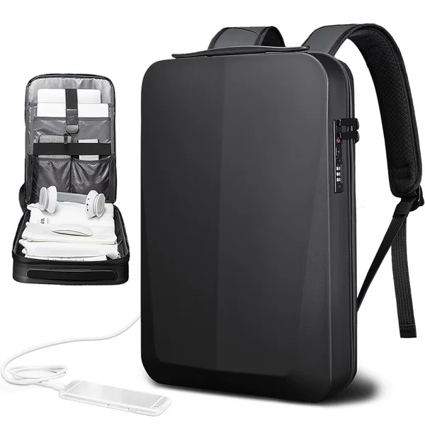 Bange Hard Shell Business Backpack Gaming Laptop Waterproof USB Computer Backpack in Stock Wholesale Source
