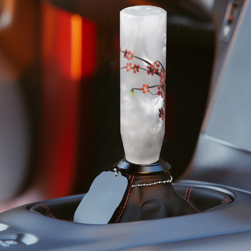 Cross-Border Foreign Trade Automotive Accessories Personalized Decoration Modified Gear Shift Knob Jdm Cylindrical Universal with Gear Lever