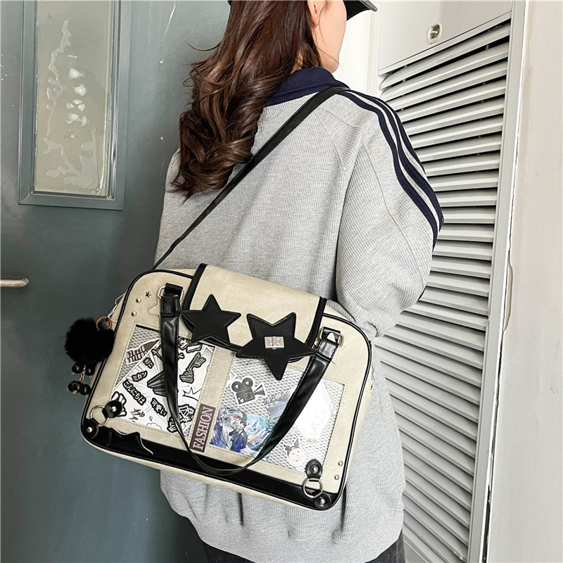 New High-value Original Design Shoulder Bag Casual All-match Pain Bag Large Capacity Japanese and Korean Student Crossbody Handbag