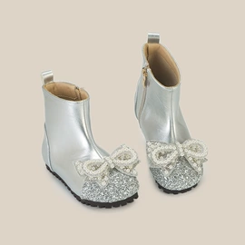 童皮鞋;童皮靴;水晶/水钻鞋