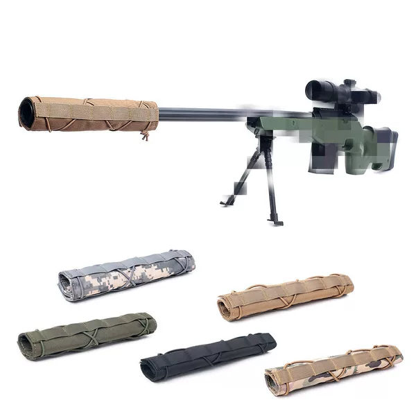 Niuniu Outdoor Factory Direct Sales Real-Life Cs Tactical Equipment Silencer Sleeve Gun Barrel Wrap Protection Camouflage Cover