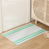 60x90 cotton wire woven ground pad color strip multi -color breathable simple entry door pad foot pad house pad