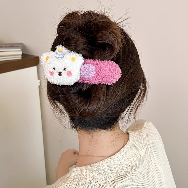 甜美蝴蝶结鸭嘴夹发夹女2025新款高级感大号盘发鲨鱼夹子发卡头饰|undefined