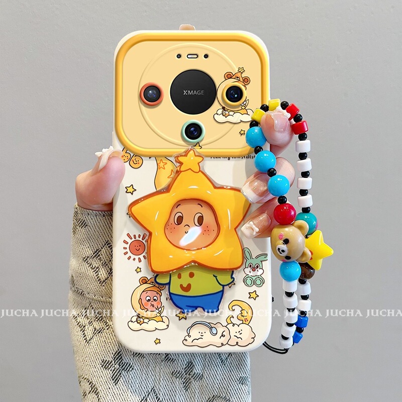 Suitable for Huawei Mate80Pro Mobile Phone Case, High-Looking and Cute Huaweimate70 Silicone 60/Star Doll