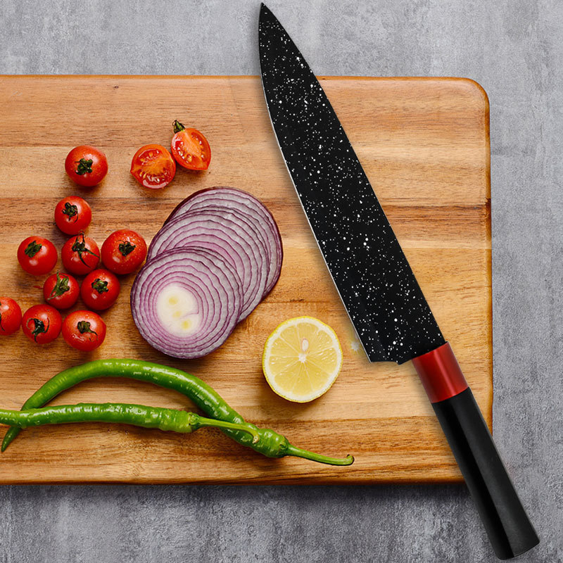 Seis piezas de verduras y carne de corte cuchillo de cocina cuchillo de fruta chef pelador de cocina cuchillo de hogar cuchillo de regalo traje