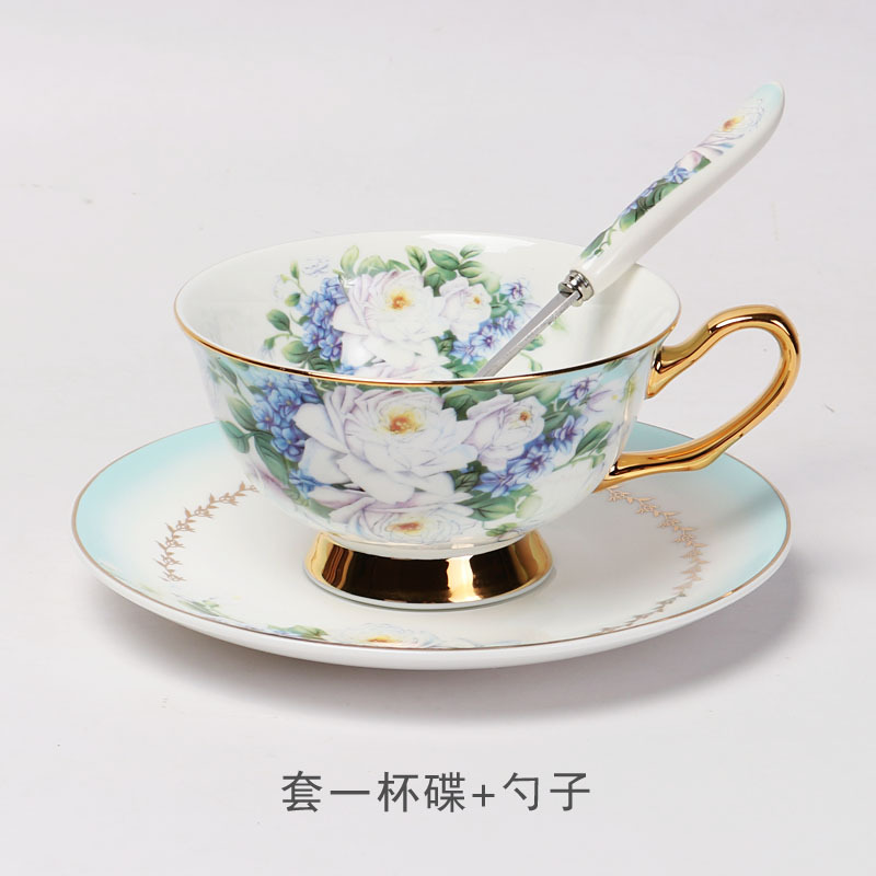 Conjunto de tazas de café de porcelana de hueso europeo simple estilo británico de té de la tarde set de cerámica estilo nórdico