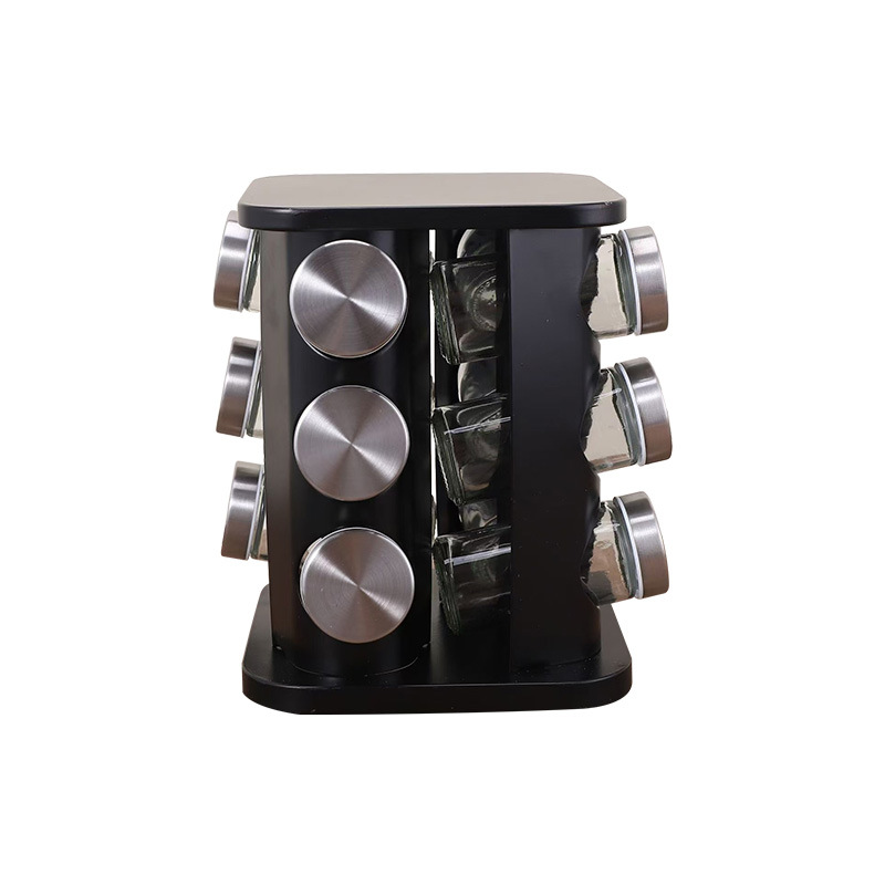 Estante de condimento giratorio de acero inoxidable multicapa, cocina de estilo nórdico, plato giratorio de 360 grados, tanque de condimento, estante de almacenamiento al por mayor image 17