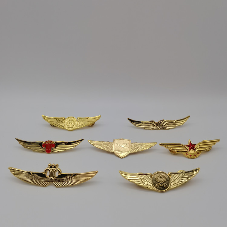 航空纪念品 飞行员胸章 国航海航南航川航民航金属徽章 胸徽 胸针