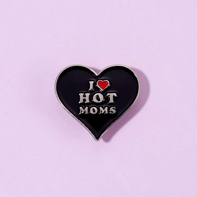 Fashion Letter Heart Shape Alloy Plating Unisex Brooches display picture 3