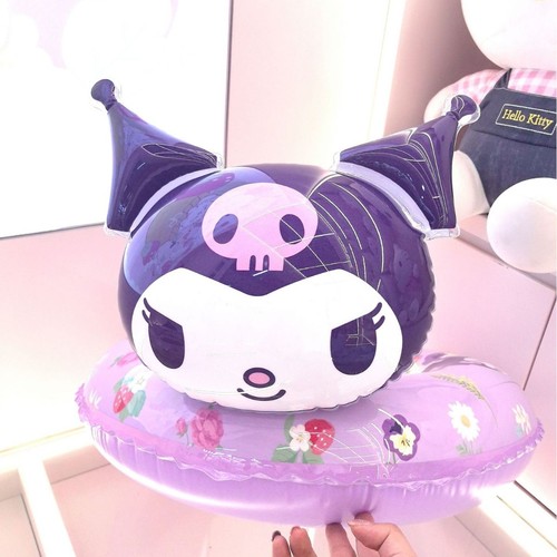 Sanrio official 3D floating pool ring, inflatable children's swim ring for both boys and girls, armpit float ring, cute baby seat ring