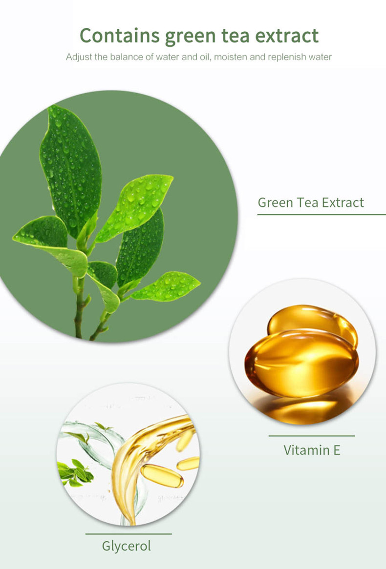 Meidian Green Tea Hydrating Oil Control Cleansing Acne Solid Mask Eggplant Deep Cleansing Pore Stick_voghion.com