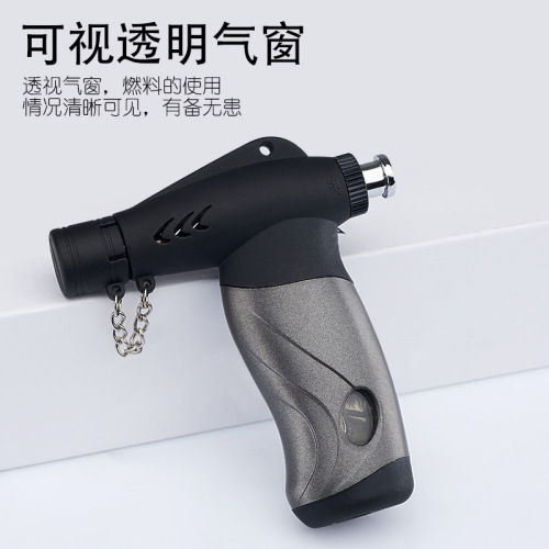 HL251 Portable direct cigar flame gun welding gun barbecue lighter igniter ignition gun outdoor moxibustion