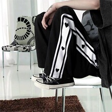 春夏季新款阔腿裤女学生韩版宽松休闲运动ins潮流百搭直筒裤子女