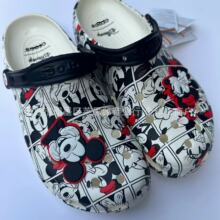 夏季新款米奇米妮成人洞洞鞋防滑透气轻便户外舒适凉拖鞋