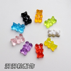 Simulation candy little bear soft candy self-selected hole shoe accessory shoe buckle accessory accessory shoe flower decoration buckle cross-border wholesale